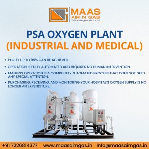 PSA Oxygen Plant (Industrial and Medical) Manufacturer