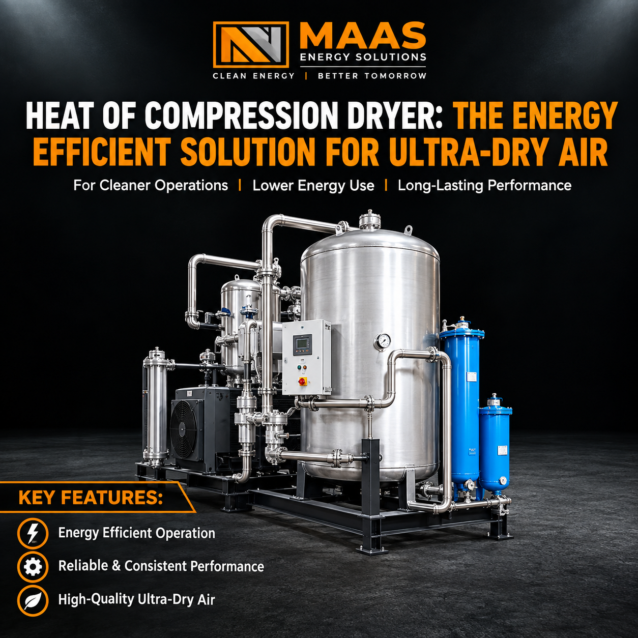 Heat of Compression Dryer