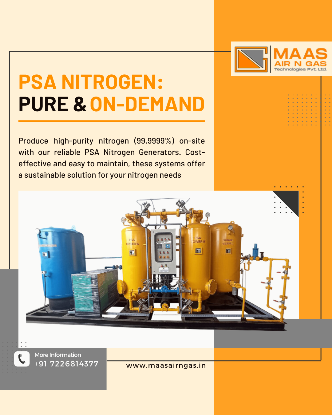 PSA Nitrogen Generator